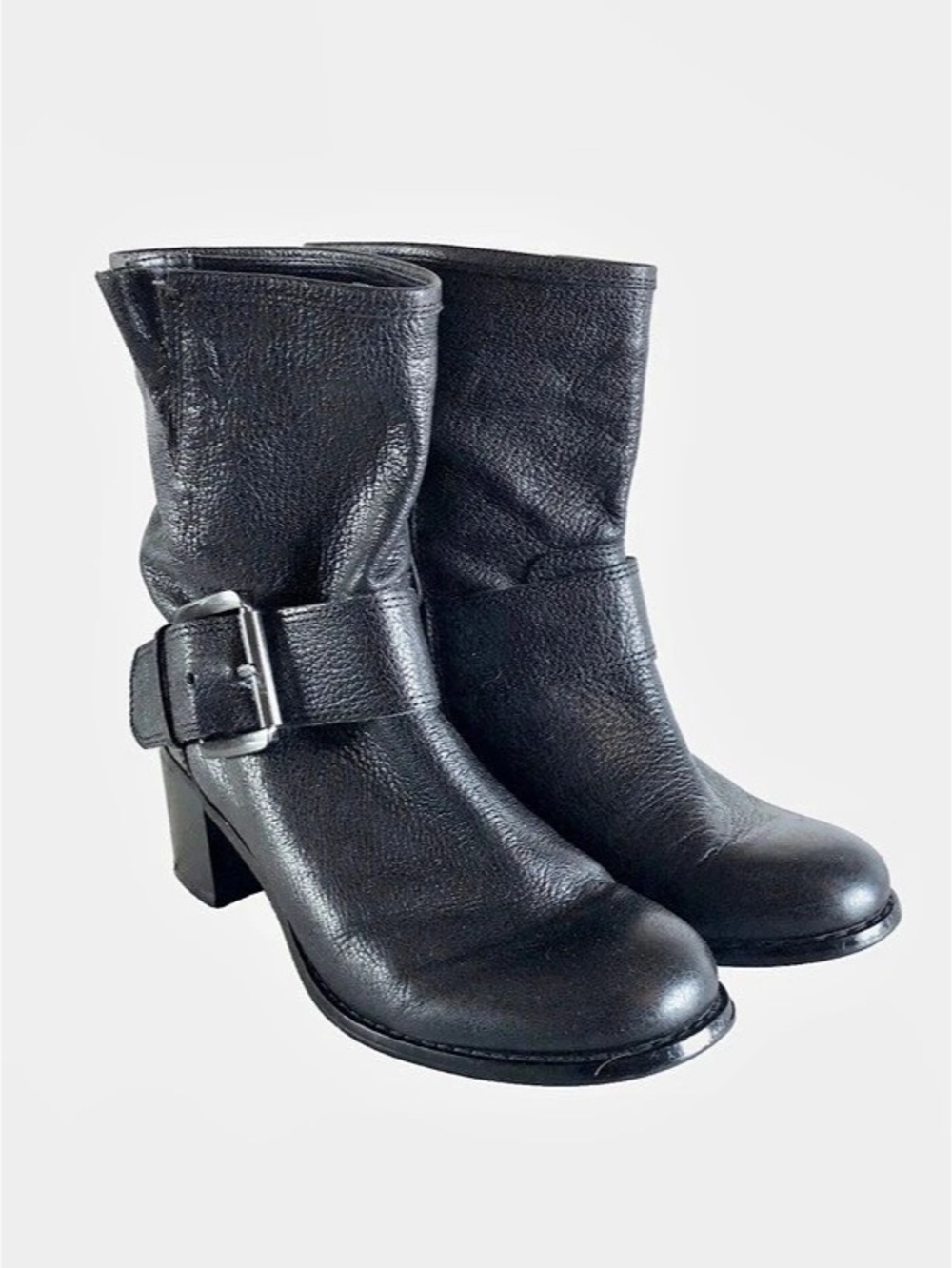 BOUTIQUE 9 Black Leather BRIDGET Boots Sz 7.5
